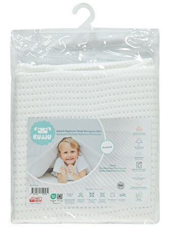 Kujju Yatak Koruyucu Alez 70 x120 Beyaz