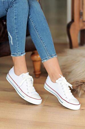 Pembe Potin Rahat Taban Moda Unisex Sneaker 10-3232-22UCvers