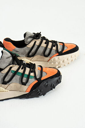 Yeni Sezon Kalın Taban Bağcıklı Moda Kadın Sneakers 36-144-23