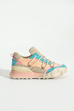 Yeni Sezon Kalın Taban Bağcıklı Moda Kadın Sneakers 36-144-23