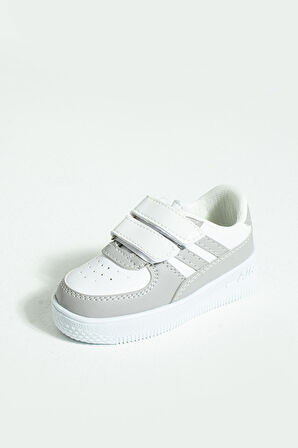 Pembe Potin Rahat Taban Cırtlı Çocuk Sneakers 001-700-23
