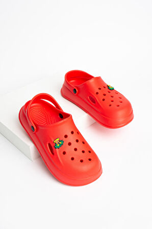 Pembe Potin Uğur Böceği EVA Comfort Taban Günlük&Plaj Kadın Sandalet DNZ95