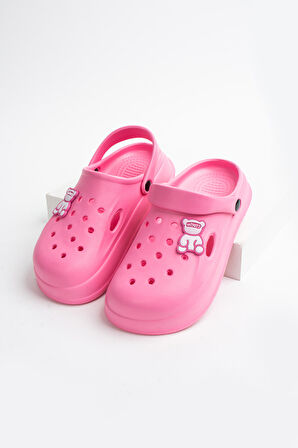Pembe Potin Uğur Böceği EVA Comfort Taban Günlük&Plaj Kadın Sandalet DNZ95