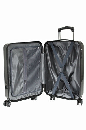 Nippon Ayna PC Orta  Boy Valiz 1802 Oxygen-Siyah