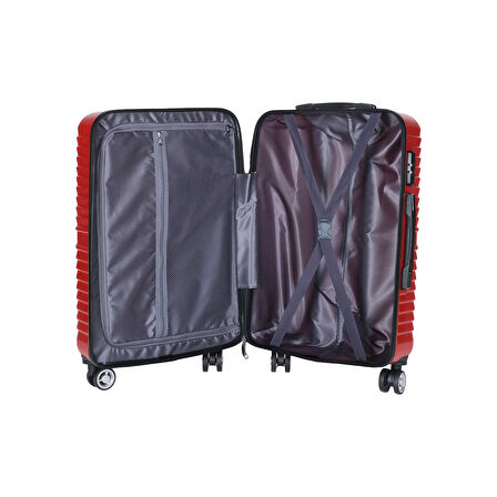 Wixon Travel Valiz,1811  (M), Kırmızı