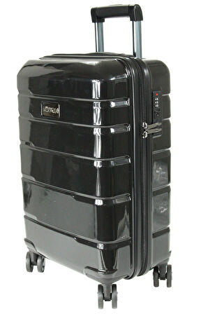Nippon Ayna PC Orta  Boy Valiz 1807 Titanium-Siyah
