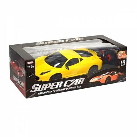 TOY-01-02 Toysan, 1:12 Kumandalı Şarjlı Süper Car 33cm