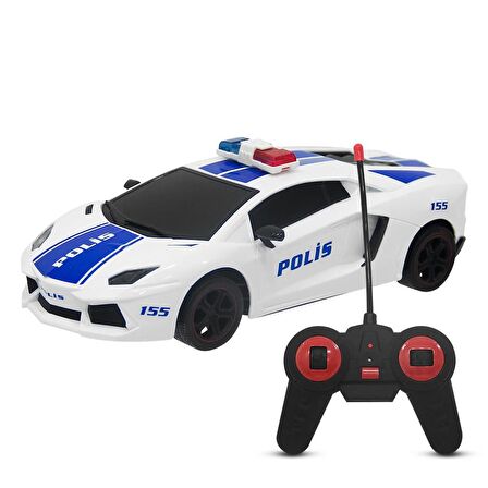 Uzaktan Kumandalı Usb Şarjlı  Polis Arabası toy-08