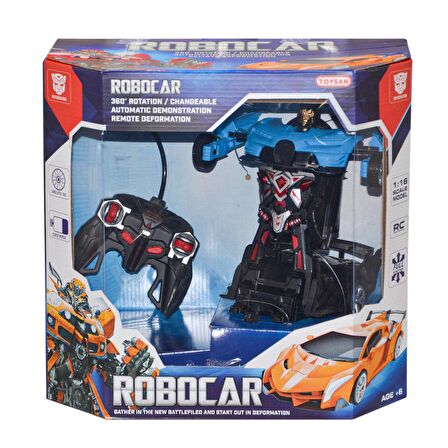 TOY-28 Kumandalı Robocar Dönüşebilen Robot -Toysan