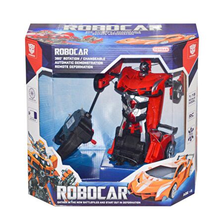 TOY-28 Kumandalı Robocar Dönüşebilen Robot -Toysan