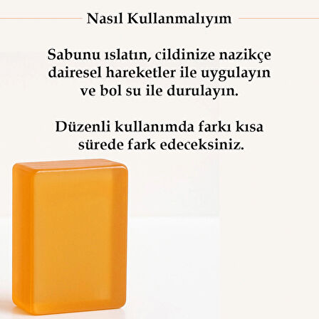 KOREN Kojik Asit - Zerdeçal Sabunu 100g – Aydınlatıcı & Arındırıcı Etki – Yoğun Köpük & Peeling Etkili