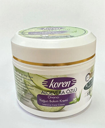 KOREN Aloe Vera Yoğun Nemlendirici ve Onarıcı Krem | 150 ml
