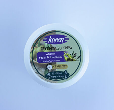 KOREN Zeytinyağlı Yoğun Nemlendirici ve Onarıcı Krem 150 ml