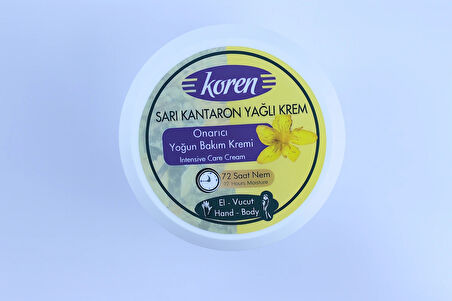 KOREN Sarı Kantaron Yağlı Yoğun Nemlendirici ve Onarıcı Krem  150 ml