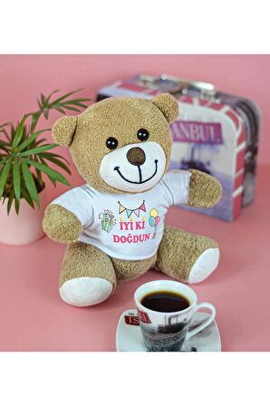 Oyuncak Ayıcı 25 Cm Yeni Işinde Başarılar Dilerim Çiçek Ayı