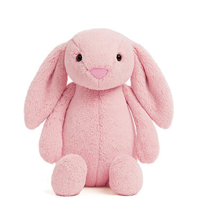 Özgüner Uyku Arkadaşım Tavşan 45 Cm Peluş Tavşan Pembe