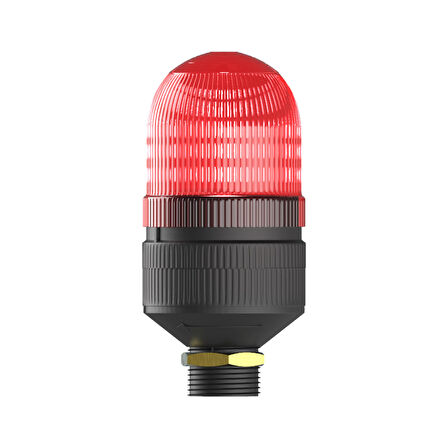 Ø30 PANO MONTAJ Ø70 MULTİ LED İKAZ LAMBA BUZZER MS 383 Kırmızı 12-60VAC/DC