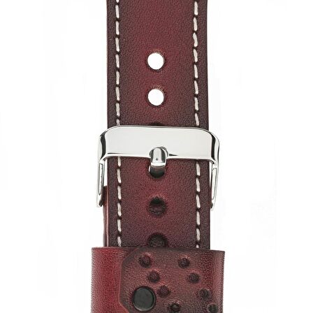 Bouletta Apple Watch Uyumlu Deri Kordon 42-44-45mm SM25 Bordo