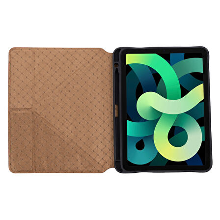 Bouletta Apple iPad 10.nesil Uyumlu 10.9 inç Deri Kılıf Gölgeli Taba