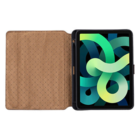 Bouletta Apple iPad 10.nesil Uyumlu 10.9 inç Deri Kılıf Antik Kahve
