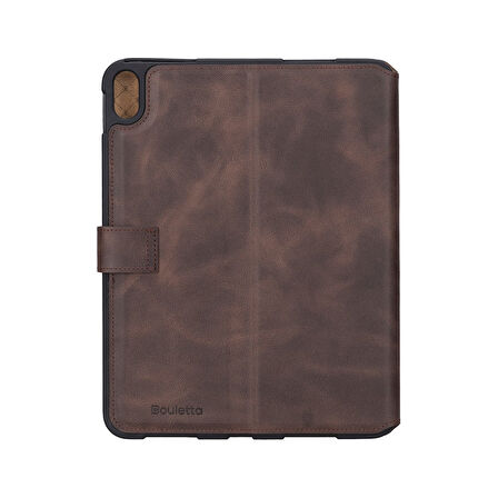 Bouletta Apple iPad 10.nesil Uyumlu 10.9 inç Deri Kılıf Antik Kahve