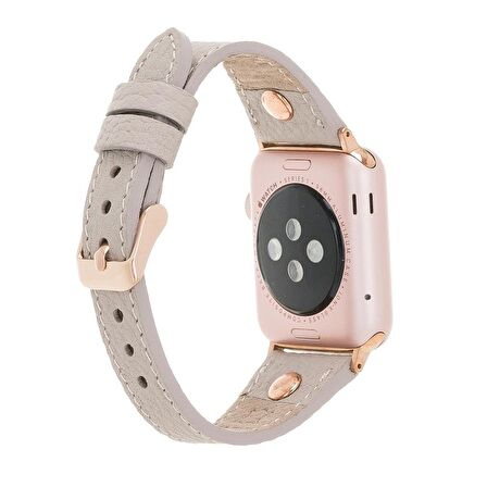 Apple Watch Uyumlu Deri Kordon 38-40-41mm Slim RT ERC3