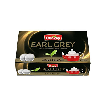 Earl Grey Bergamot Aromalı Demlik Poşet Çay (48x3,2 gr.)
