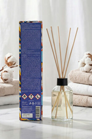 Colyen Linen Pause Çubuklu Oda Kokusu – Dekoratif Cam Şişe ve Bambu Çubuklarla Şık Tasarım