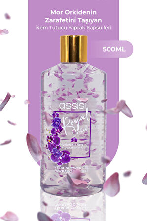 Assisi Royal Orchıd Hyaluronic Acid & Provitamin B5 Nemlendirici Yapraklı Duş Jeli 500 ml