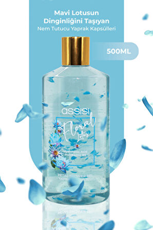 Assisi Floral Lotus Hyaluronic Acid & Provitamin B5 Nemlendirici Yapraklı Duş Jeli 500 ml