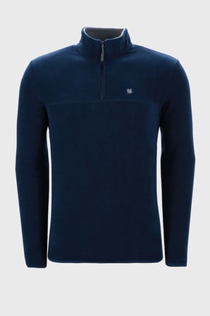 Buratti Slim Fit Anti-Pilling Tüylenme Yapmayan Bato Yaka Kışlık Şardonlu Polar Erkek POLAR 5906001
