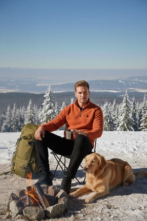 Buratti Slim Fit Anti-Pilling Tüylenme Yapmayan Bato Yaka Kışlık Şardonlu Polar Erkek POLAR 5906001