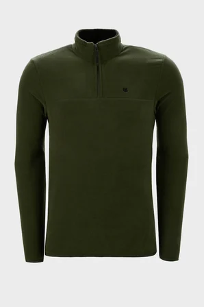 Buratti Slim Fit Anti-Pilling Tüylenme Yapmayan Bato Yaka Kışlık Şardonlu Polar Erkek POLAR 5906001