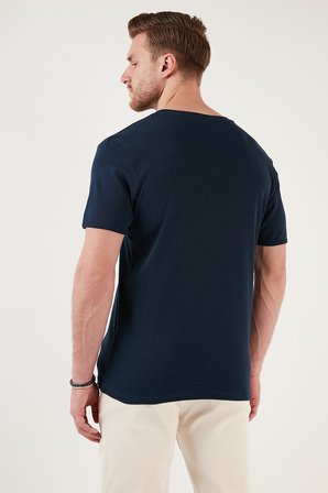 Buratti % 100 Pamuklu V Yaka Slim Fit T Shirt Erkek T SHİRT 5902122