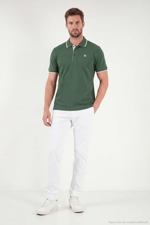 Buratti % 100 Pamuk Düğmeli Regular Fit Polo Yaka T Shirt Erkek POLO YAKA T SHİRT 5902118 NEFTİ