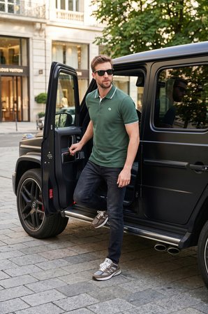 Buratti % 100 Pamuk Düğmeli Regular Fit Polo Yaka T Shirt Erkek POLO YAKA T SHİRT 5902118 NEFTİ