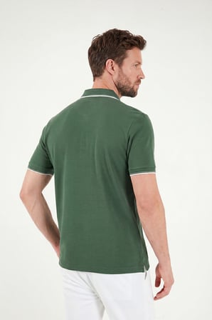 Buratti % 100 Pamuk Düğmeli Regular Fit Polo Yaka T Shirt Erkek POLO YAKA T SHİRT 5902118 NEFTİ
