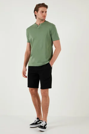 Buratti % 100 Pamuklu V Yaka Slim Fit T Shirt Erkek T SHİRT 5902122