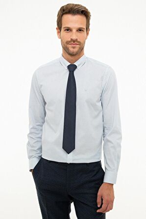 Pierre Cardin  Açik Mavi Slim Fit Gömlek