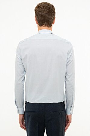 Pierre Cardin  Açik Mavi Slim Fit Gömlek