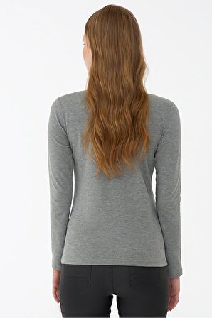 Gri Kadın Sweatshirt