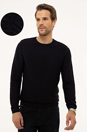 Erkek Koyu Lacivert Slim Fit Triko Kazak G021GL0TK.000.897766