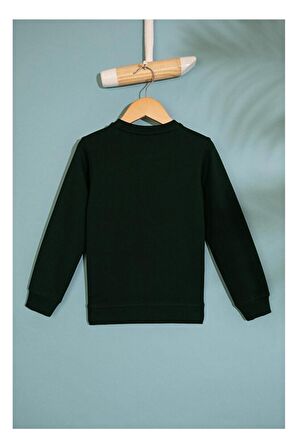 Erkek Çocuk Yeşil Sweatshirt