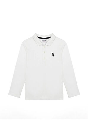 Kız Çocuk Ekru Sweatshirt Basic