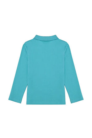 Kız Çocuk Yeşil Sweatshirt Basic