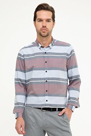 Pierre Cardin  Bordo Slim Fit Gömlek