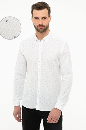 Pierre Cardin  Lacivert Slim Fit Gömlek