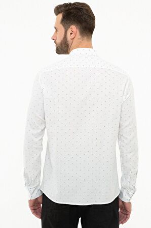 Pierre Cardin  Lacivert Slim Fit Gömlek