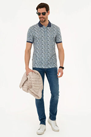 Koyu Gri Slim Fit Polo Yaka T-Shirt