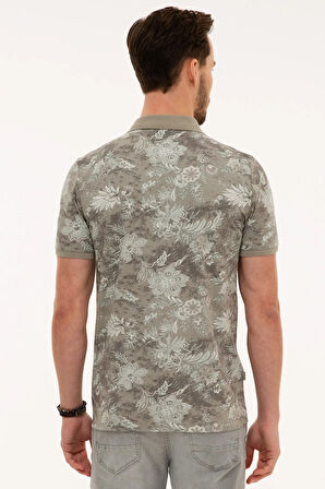 Koyu Gri Slim Fit Polo Yaka T-Shirt